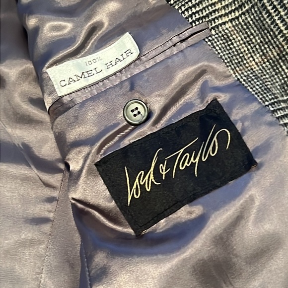 Fifth Avenue Collection Lord & Taylor men's blazer 100% Camel hair. - Picture 7 of 11